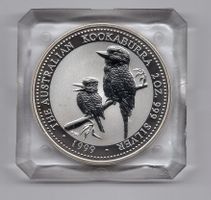 (1716) Australien, 2 Unzen, Kookaburra, 1999, in orig. Hülle