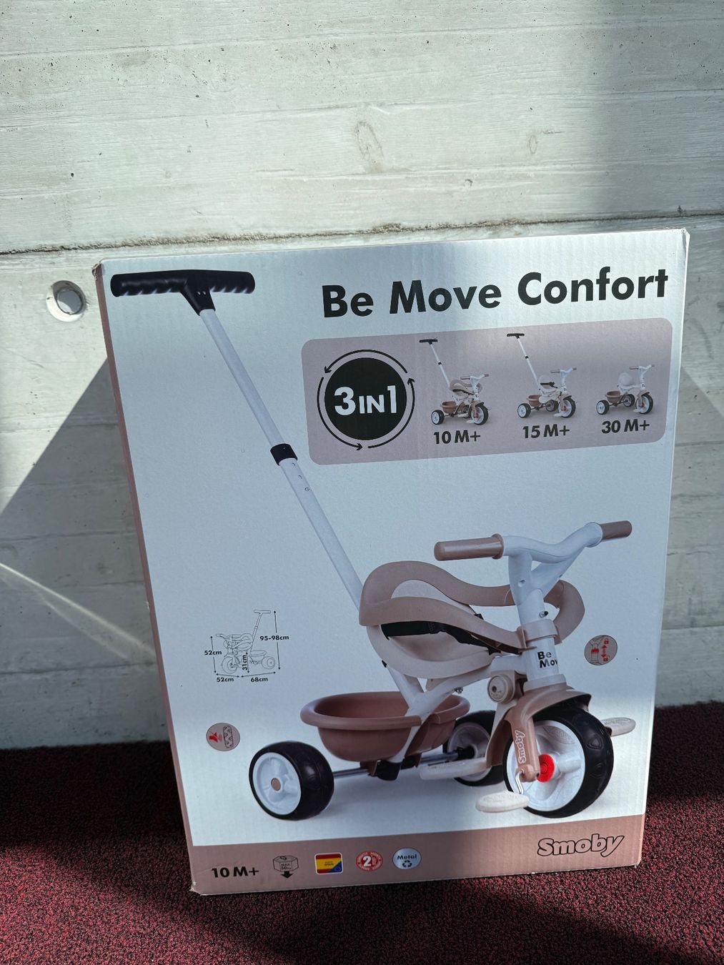 Smoby Fahrzeuge für Kinder: Dreirad Smoby Be Move Confort 3in1 neu – Neu und originalverpackt aus Bertschikon von montanna4ch