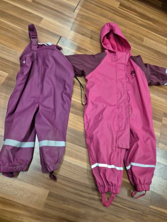 Regenhose gr 80 & Regenanzug gefüttert, Gr. 74/80 K29