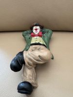 Gilde Clown Figur, liegend, Vintage, ca. 1980, Sammlerstück!