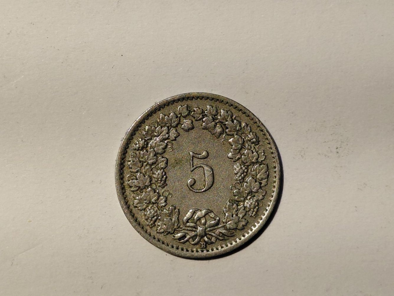 Tutti le monete: 5 Rappen 1946 – Usato da Gelterkinden venduto da martinom