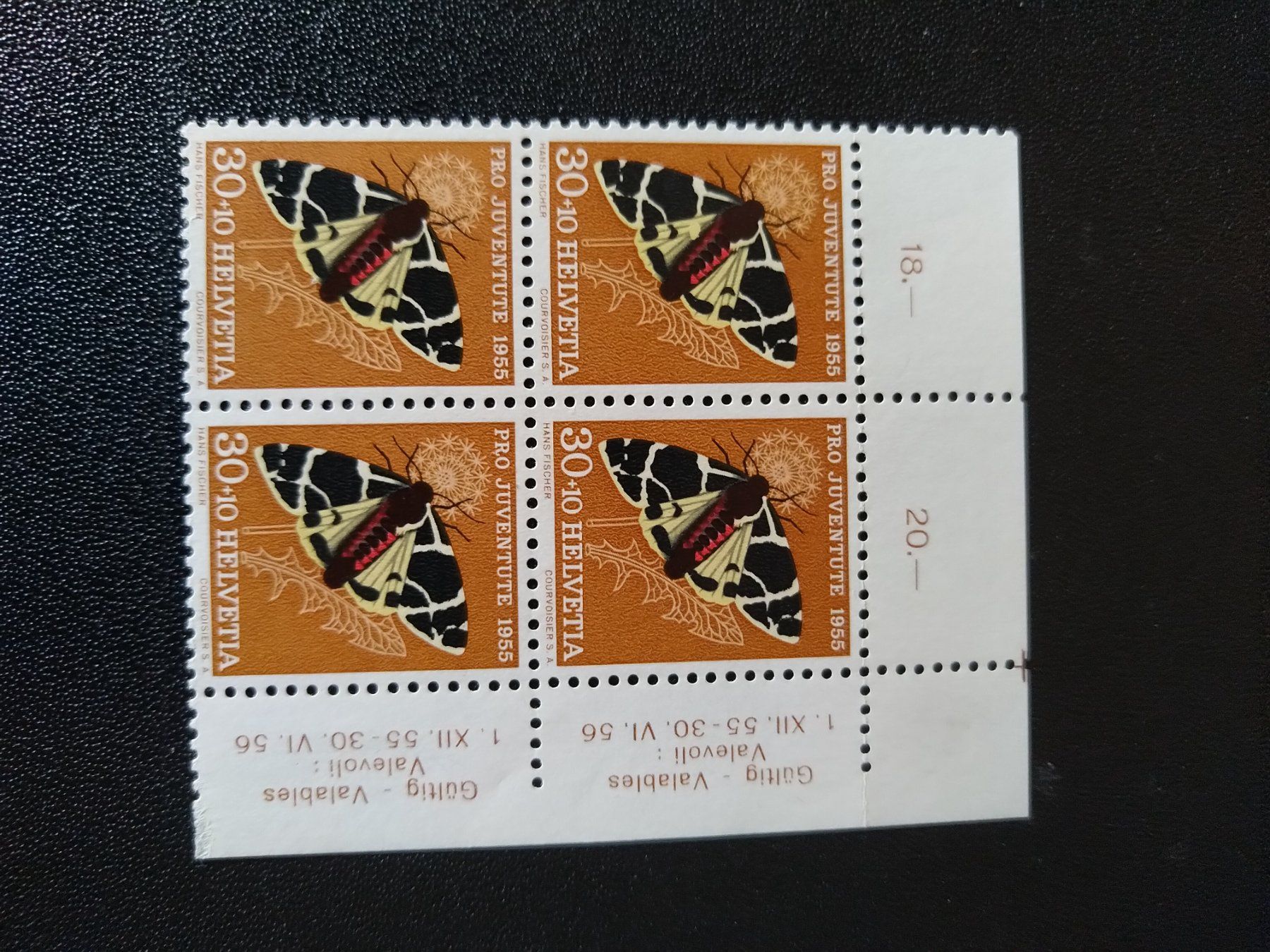 Alle Briefmarken: Pro Juventute 1955 – Gebraucht aus Lützelflüh-Goldbach von steinpilz100
