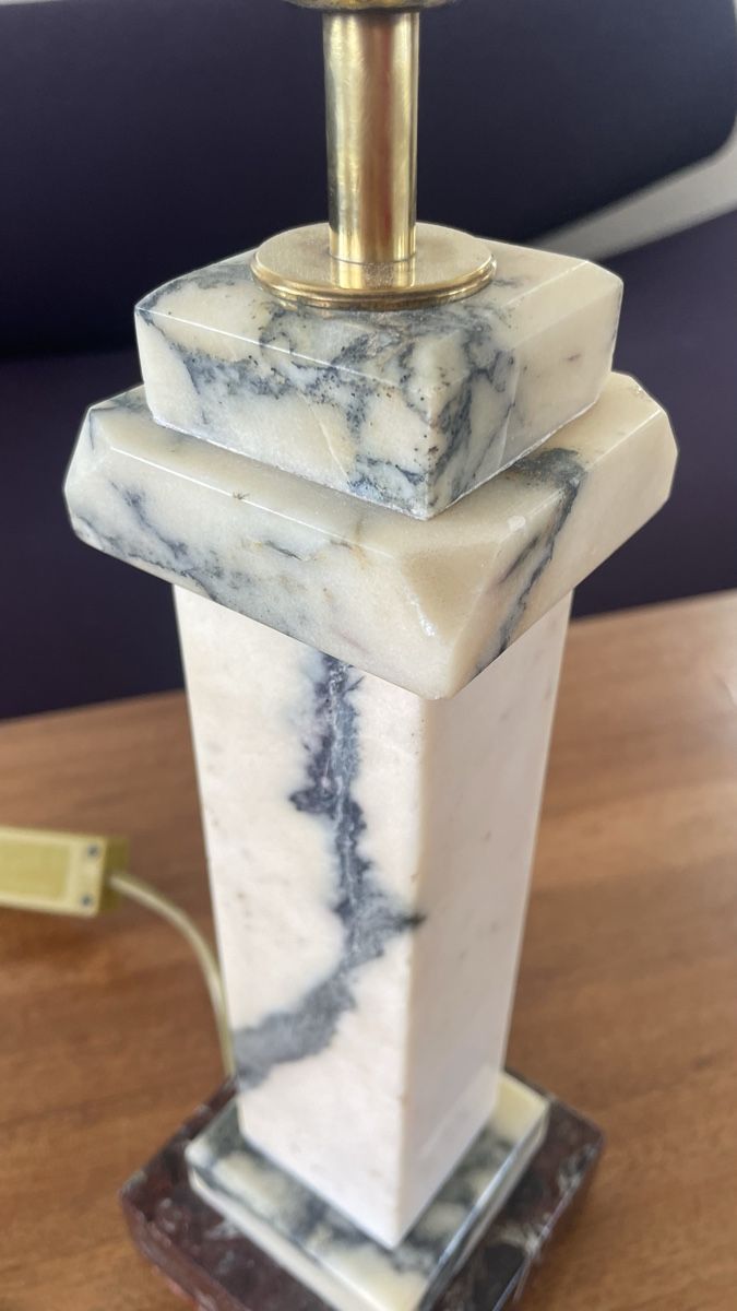 Lampade: Vintage Italian Marble Table Lamp – Usato da Meilen venduto da KatKatHar 6