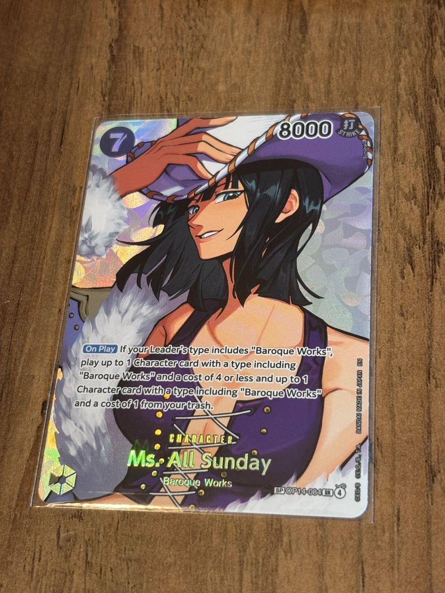 Bandai Carte collezionabili: Ms. all Sunday Op-16 one piece Robin – Nuovo (secondo la descrizione) da Basel venduto da Rheinundzeit