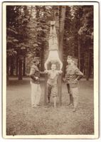 Fotografie K.u.K. Soldaten bei Turnübun