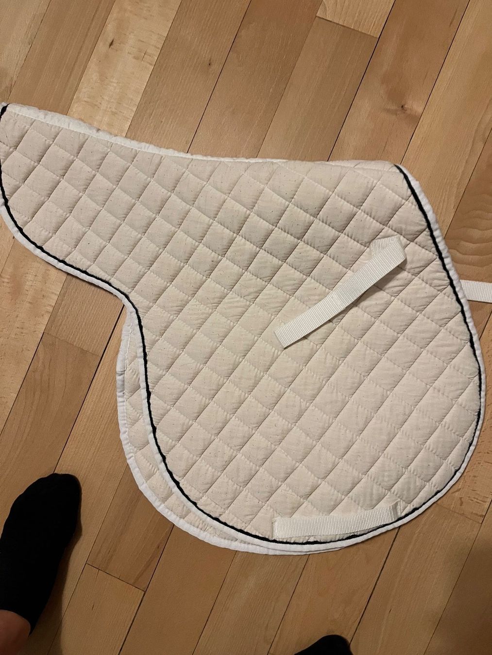 Selle & Accessori: Weisse Schabrake guter Zustand – Usato da Aeschlen ob Gunten venduto da Sonjan