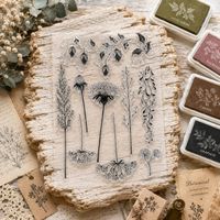 Neues Set Motiv-Stempel  Gräser, Blumen