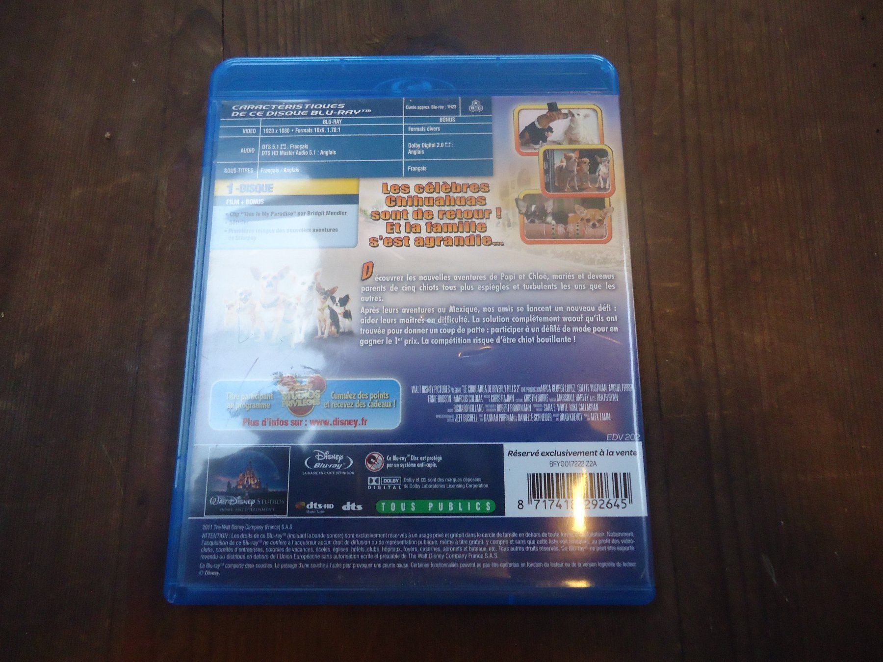 Alle DVDs: Le chihuahua de Beverly Hills 2 - Blu-ray – Gebraucht aus Vessy von mafabe 2