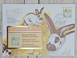 CL07 Enveloppe + Timbre Suisse 1991 / TaxCard