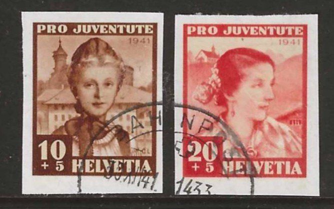 Tutti i francobolli: 1941 : Pro Juventute Block Einzelwerte, KP 320.-- – Usato da Gümligen venduto da Geniusbuy
