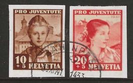 1941 : Pro Juventute Block Einzelwerte, KP 320.--