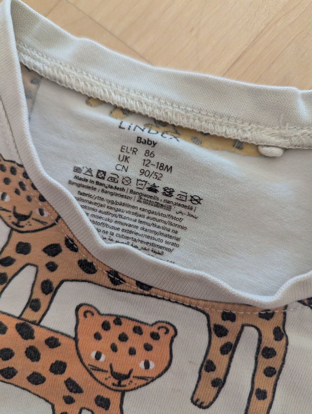 Biancheria intima: LINDEX Body mit Leopardenmuster Grösse 86 – Usato da Uster venduto da petches 2