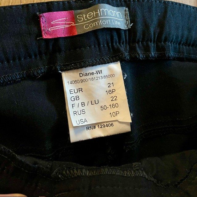 Pantaloni: Schwarze Strechthose – Nuovo (secondo la descrizione) da Ottikon venduto da lo99 2