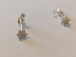 Thomas Sabo 2-in1 Einzel-Ohrstecker "Schneeflocke"