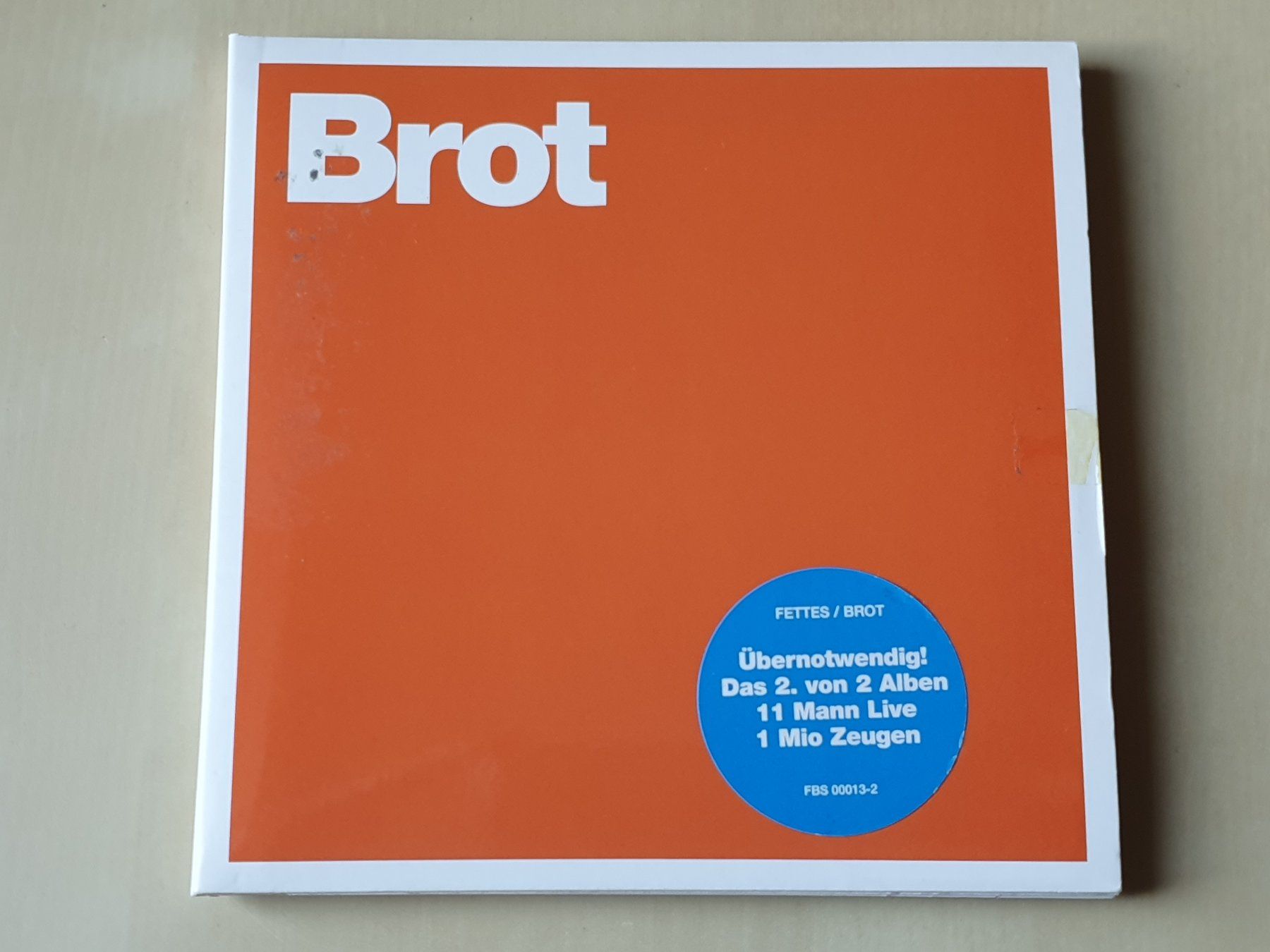 CD: Fettes Brot Brot – Usato da Stansstad venduto da collectorsshop