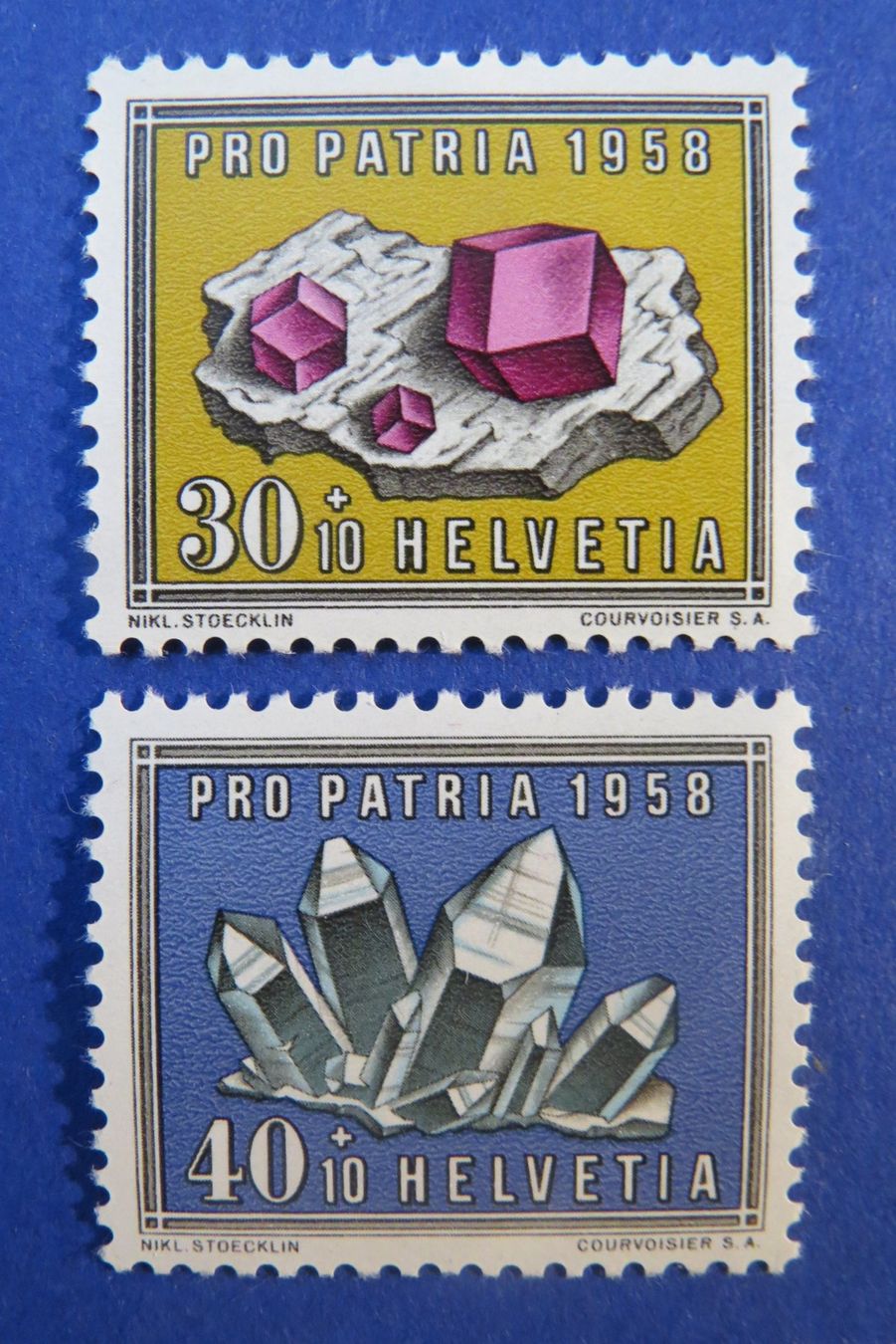 Tutti i francobolli: Serie Pro Patria 1958 postfrisch **,  - SBK: 10.-. – Nuovo (secondo la descrizione) da Brunnen venduto da Kumari 1