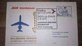 Swissair Salzburg - Zürich 01.11.1971