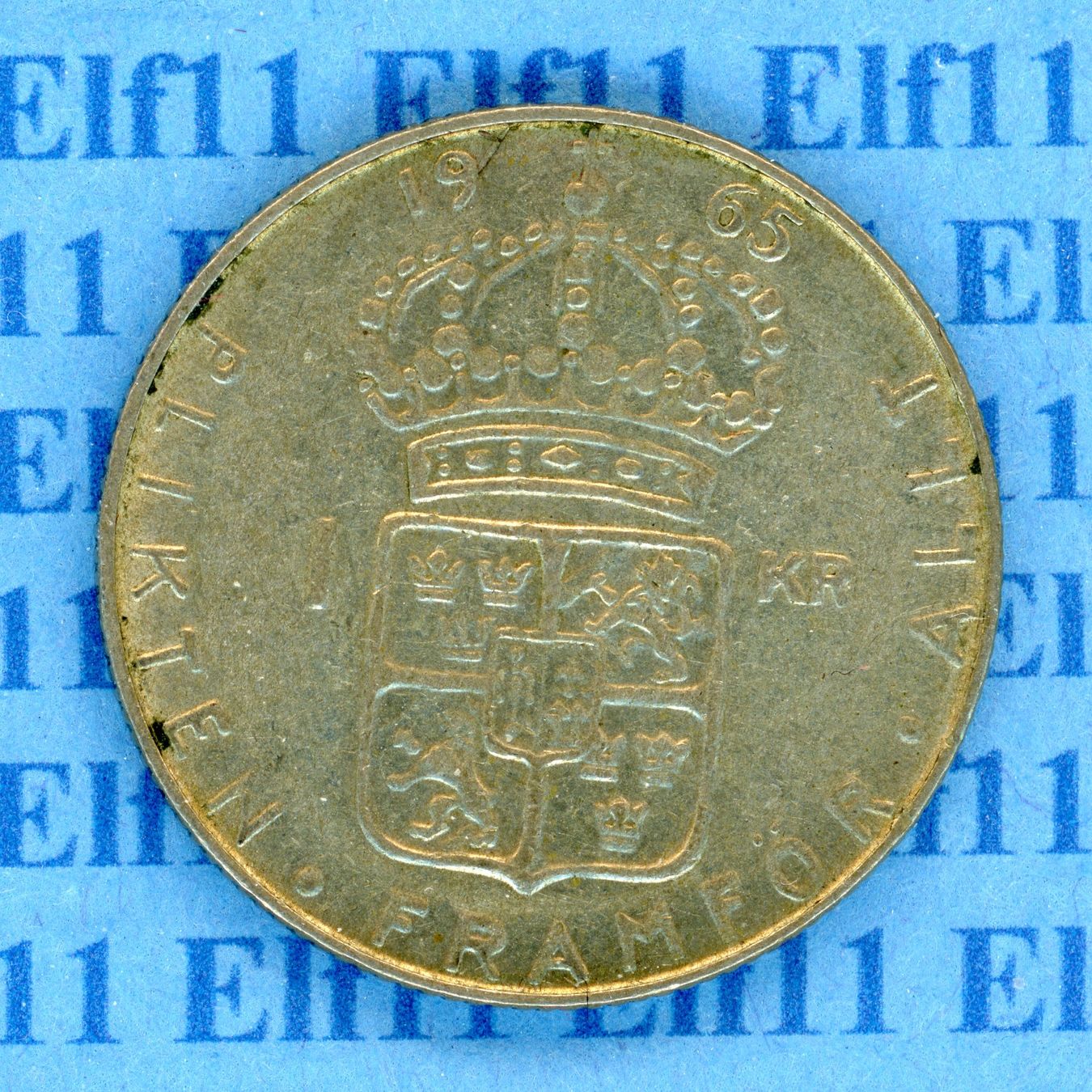Tutti le monete: SEK___1.00 1965 -vz 1 Krone – Usato da Widnau venduto da Elf11