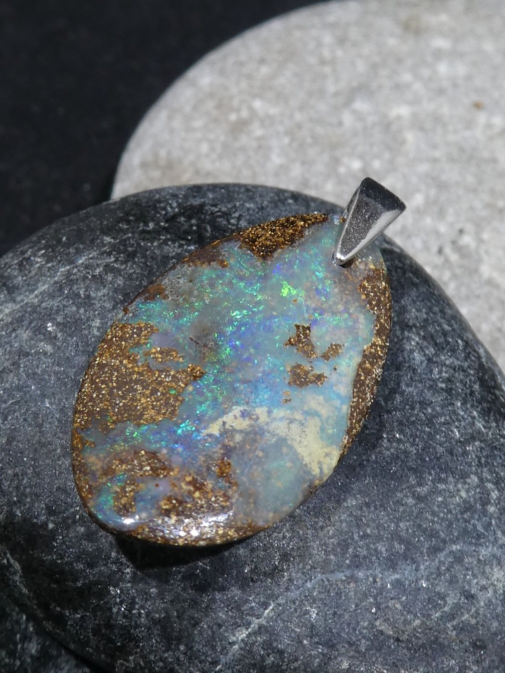 Ciondoli: Boulder Opal Anhänger. – Nuovo (secondo la descrizione) da Niederbüren venduto da Raphael014 3