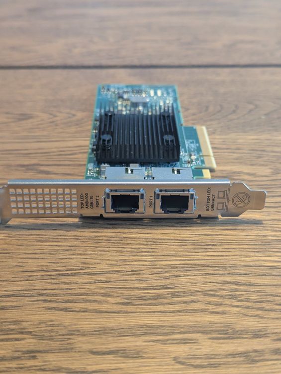 HPE 535T 2x 10GBase-T PCIe Server Ethernet Karte, 813659-001 (Gebraucht ...