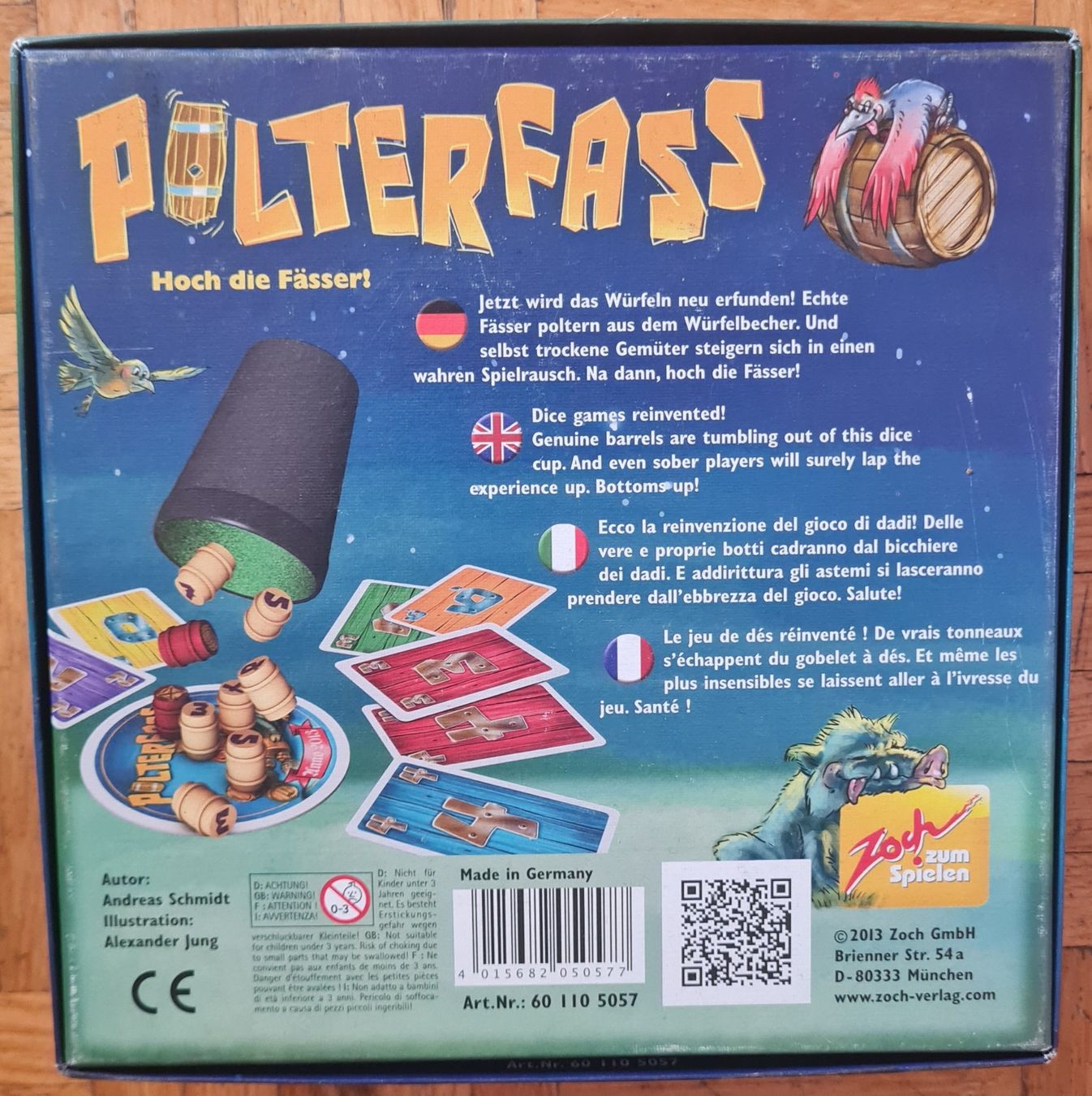 Spiele: Partyspiel "Polterfass" – Gebraucht aus Zürich von Desmond01 1