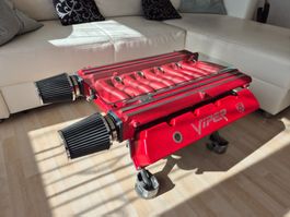 Dodge Viper V10 Couchtisch – Originalteile – Handgefertigt