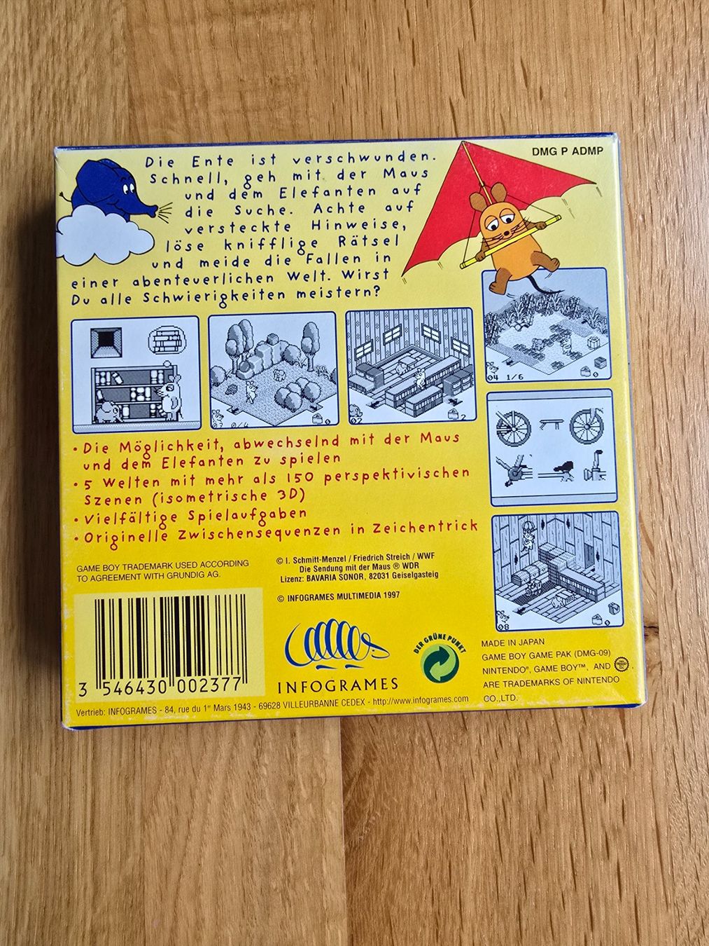 Nintendo Giochi: Nintendo Gameboy/Die Maus/OVP – Usato da Sursee venduto da Elian91 3