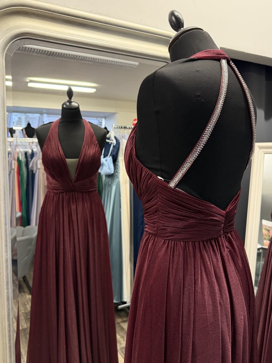 Vestiti: Burgunder Glitzer Abendkleid - Größe 32 – Nuovo e nell'imballaggio originale da Schlatt ZH venduto da xhesiesi 4