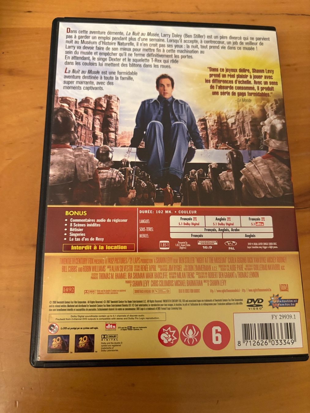 Tutti i DVDs: 🎬 DVD La Nuit au Musée FR/EN – Usato da Lausanne venduto da ine_6c2m 1