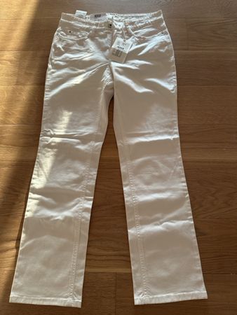 MAC Jeans Angela white W36 L28 new with tag