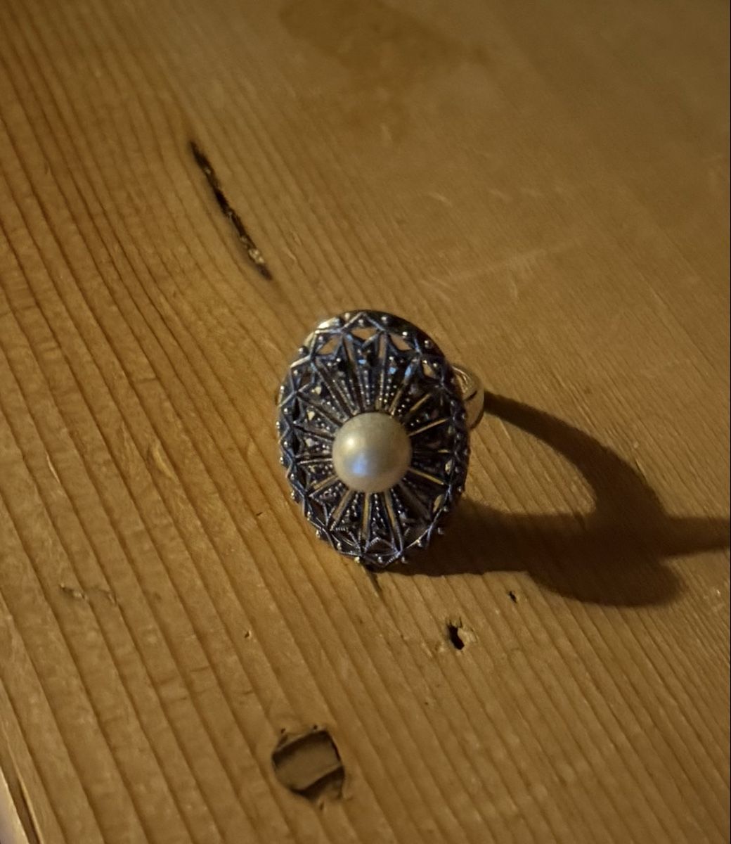 Ringe: Silberring mit Perle – Neu (gemäss Beschreibung) aus Donat von troja007