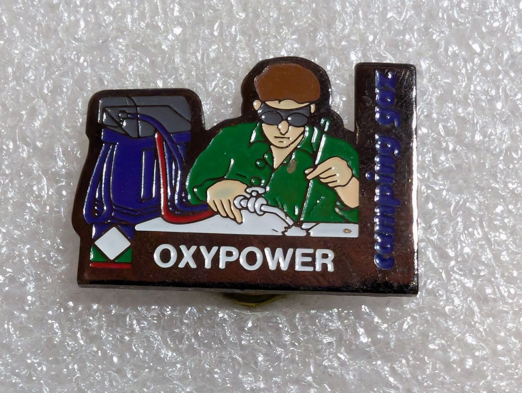 Placchette & Badge: Ansteckpin 294: Oxypower – Usato da Oppligen venduto da Pin-Fall-Shop