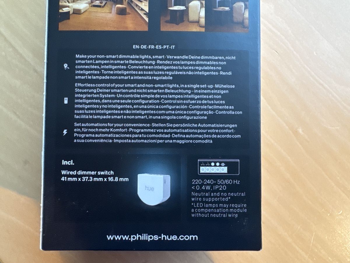 Philips Lampes: Hue wired dimmer switch von Philips  – D'occasion à Birmensdorf ZH par Orion999 1