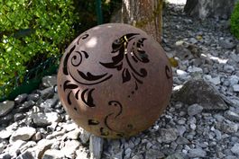 Stahl Kugel Ø ca. 60 cm Deko Garten