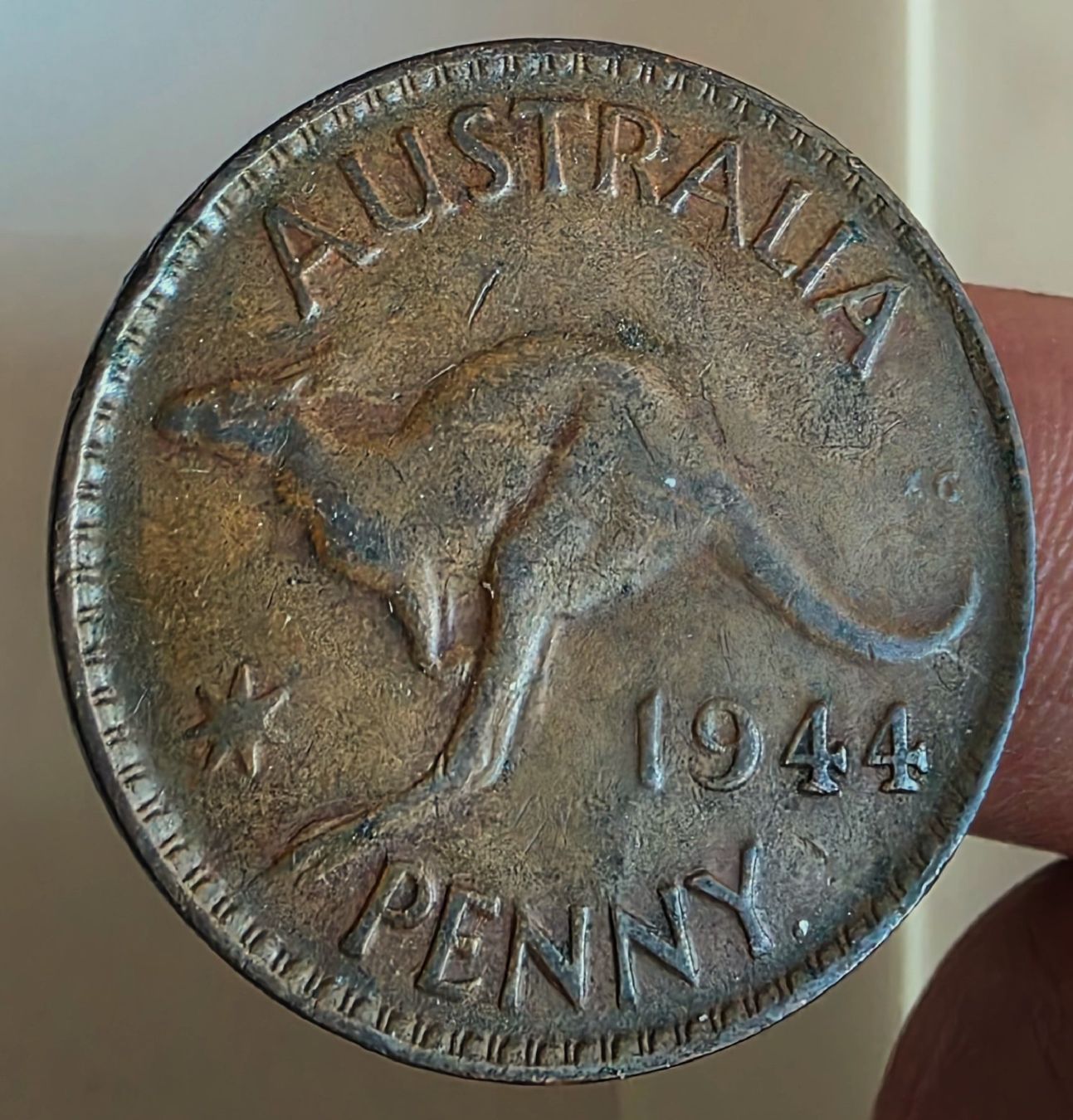 Tutti le monete: AUSTRALIEN ONE PENNY 1944 – Usato da Winterthur venduto da Creso70