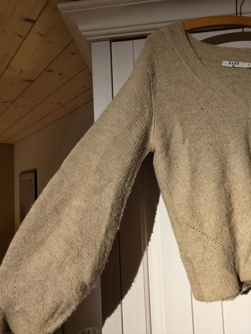 Na-kd Pullover & Sweatshirts: Beiget Strickpullover in Grösse S – Gebraucht aus Rheinau von miriam_j 1