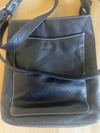 NAVYBOOT Ledertasche schwarz