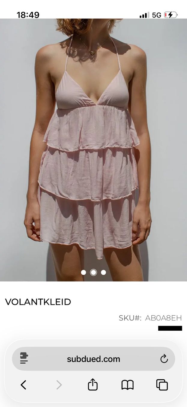 Vestiti: Subdued Volantkleid Rosa – Nuovo (secondo la descrizione) da Dietikon venduto da Pmoebi 4
