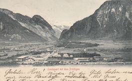 Alte Ansichtskarte Landquart mit Prättigau 1911 Schweiz