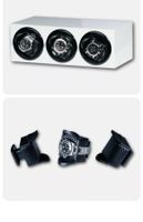 + Uhrenbeweger "Brick" 3 Uhren Weiß Klavierlack Watch Winder
