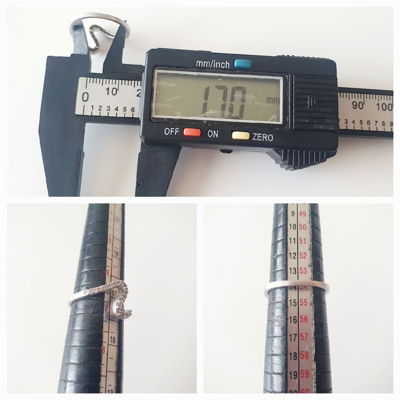 Anelli: Silber Ring 925 💍 mit Steinen, Grösse 17mm, – Usato da Kreuzlingen venduto da Wunderkiste123 9