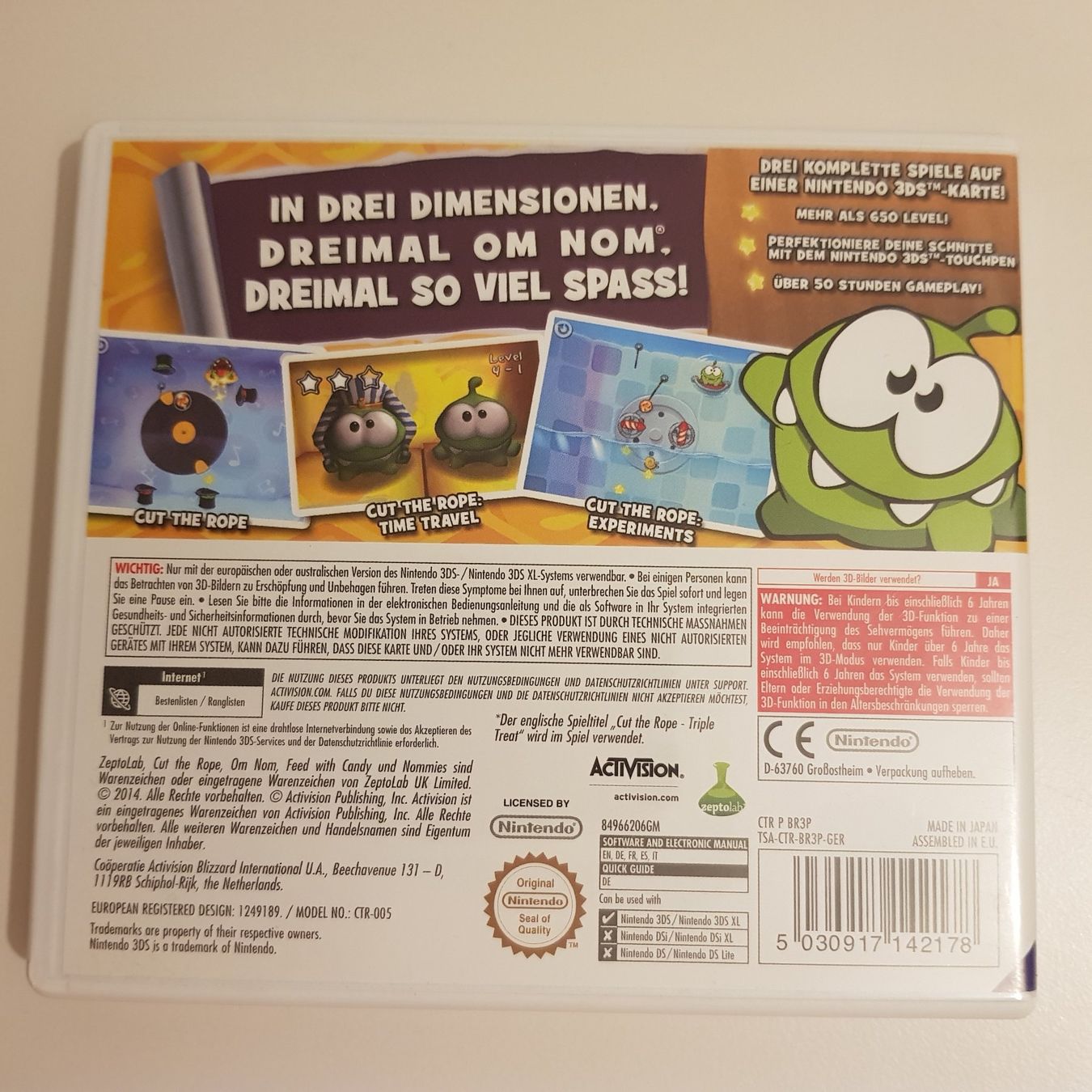 Nintendo Giochi: Cut the Rope Trilogy /3DS – Usato da Münchenstein venduto da 2DGames 1