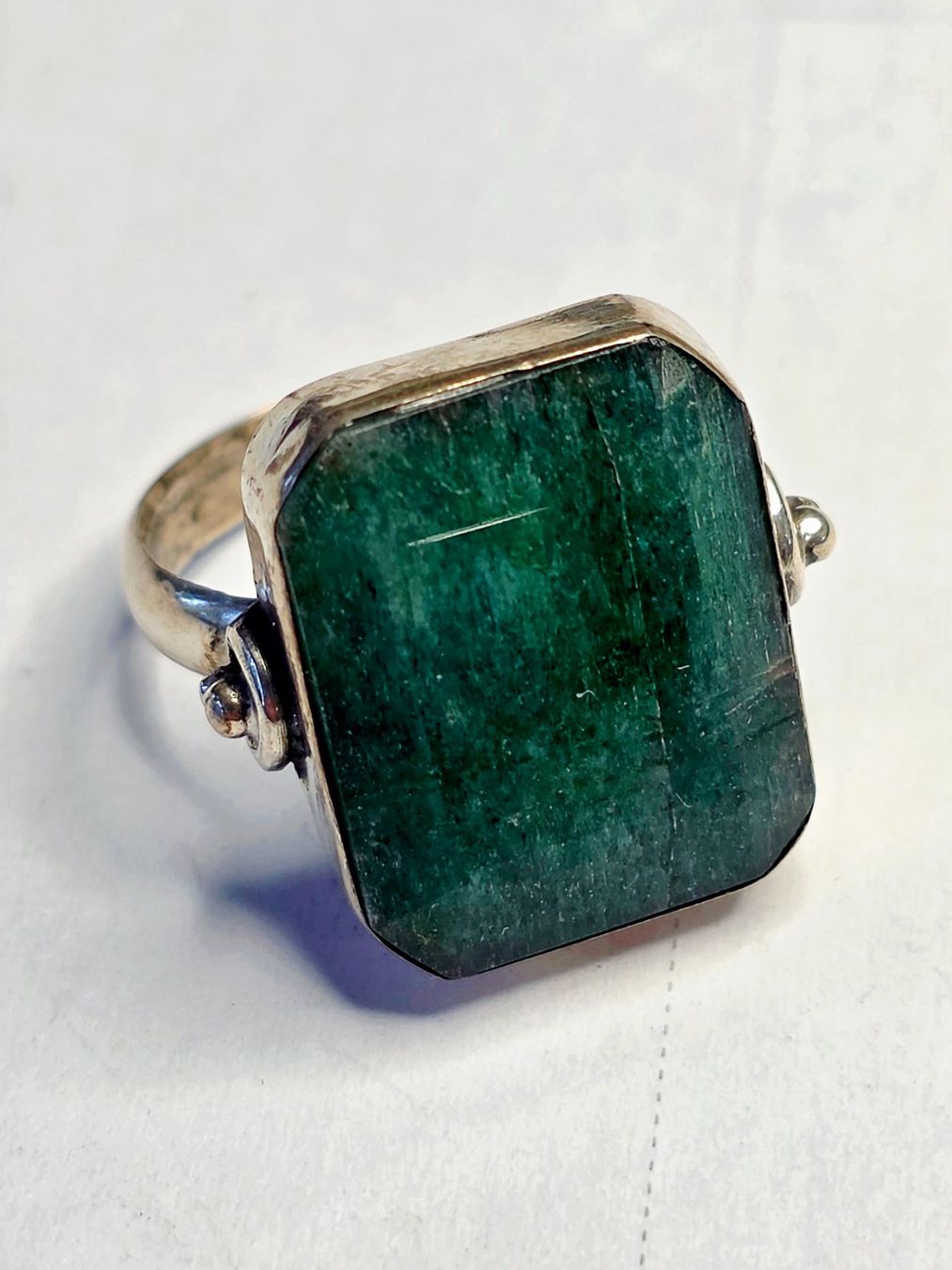 Ringe: Smaragd Fingerring Silber – Neu (gemäss Beschreibung) aus Zürich von Benedikt21 9