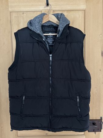 Herren Gilet schwarz