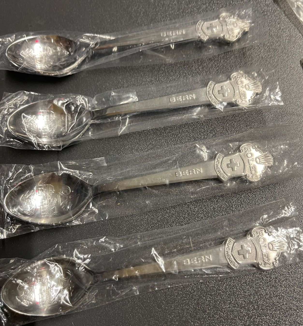 Cucchiai: Rolex Espresso-Moccalöffeli , 4 Stück,  Bern , neu – Nuovo (secondo la descrizione) da Basel venduto da TOMFAN 7