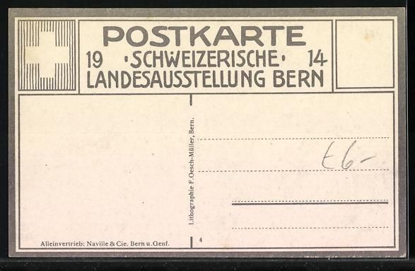 Cartoline postali: Bern, 19. Schweizerische Landesausstellu – Usato da Berlin venduto da bartko-reher 1
