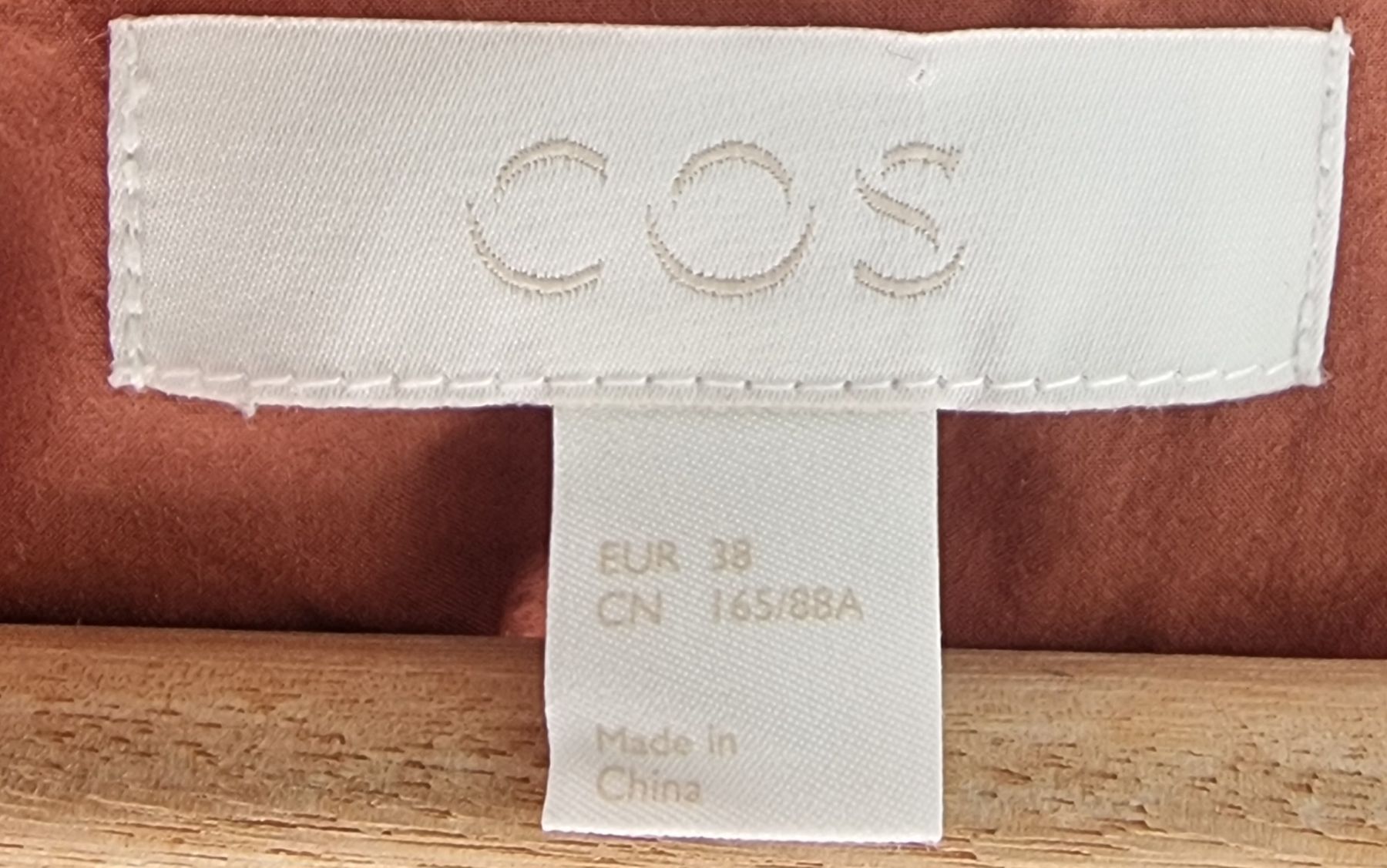 Cos Vestiti: COS Kleid, Grösse 38, Cognac, 100 % Baumwolle – Usato da Embrach venduto da alohasnoopy01 2