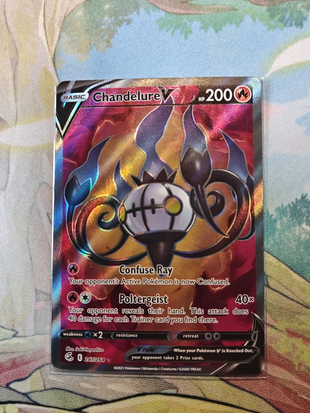Pokémon Carte collezionabili: Pokemon Karte: Chandelure V 247/264 – Nuovo (secondo la descrizione) da Fideris venduto da VonRiva86