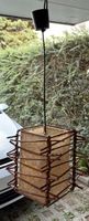 Lampada a sospensione in legno