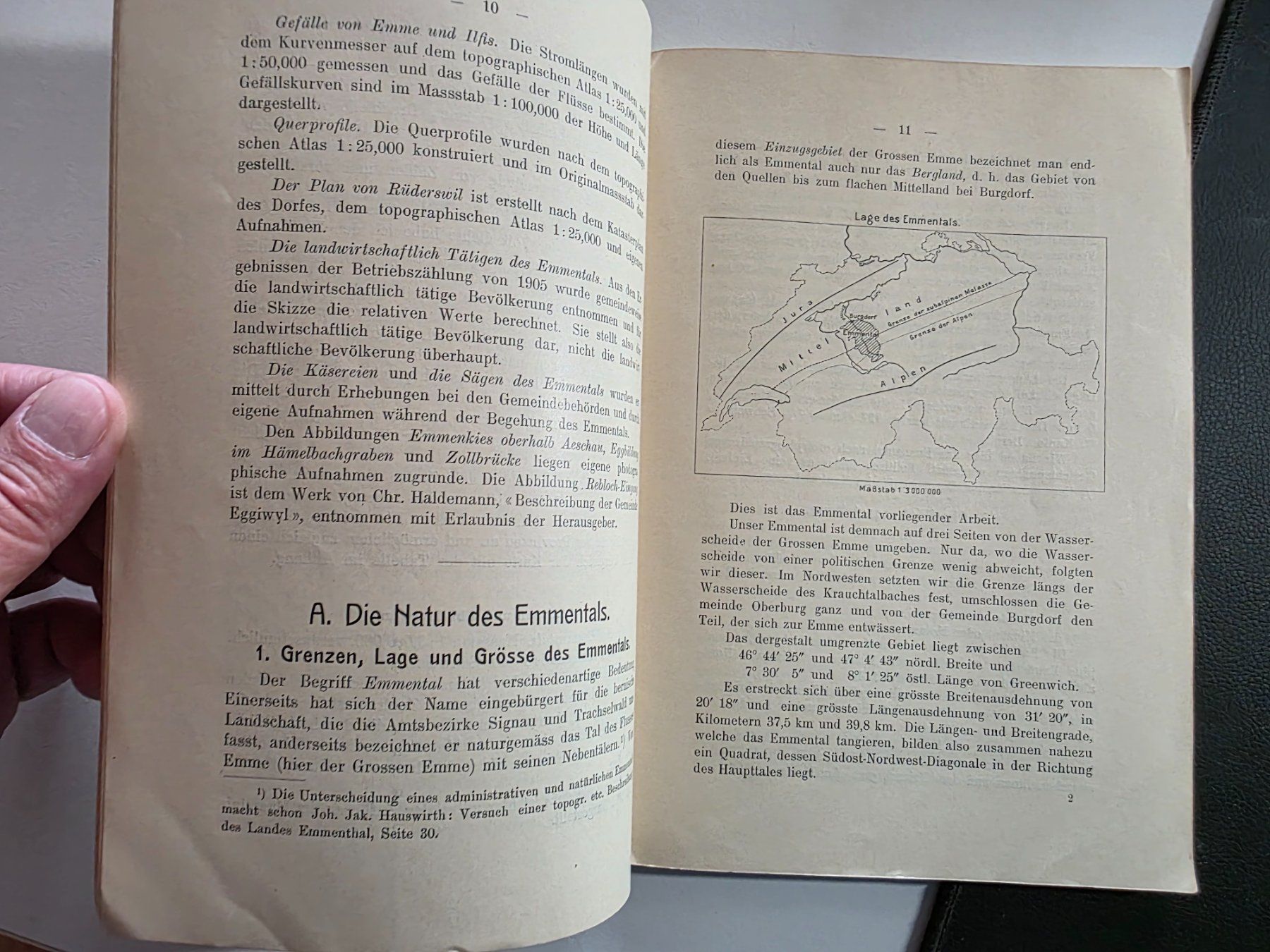 Bücher: Das Emmental Versuch einer geographischen Monographie 1910 – Gebraucht aus Walterswil BE von Lonitti 3